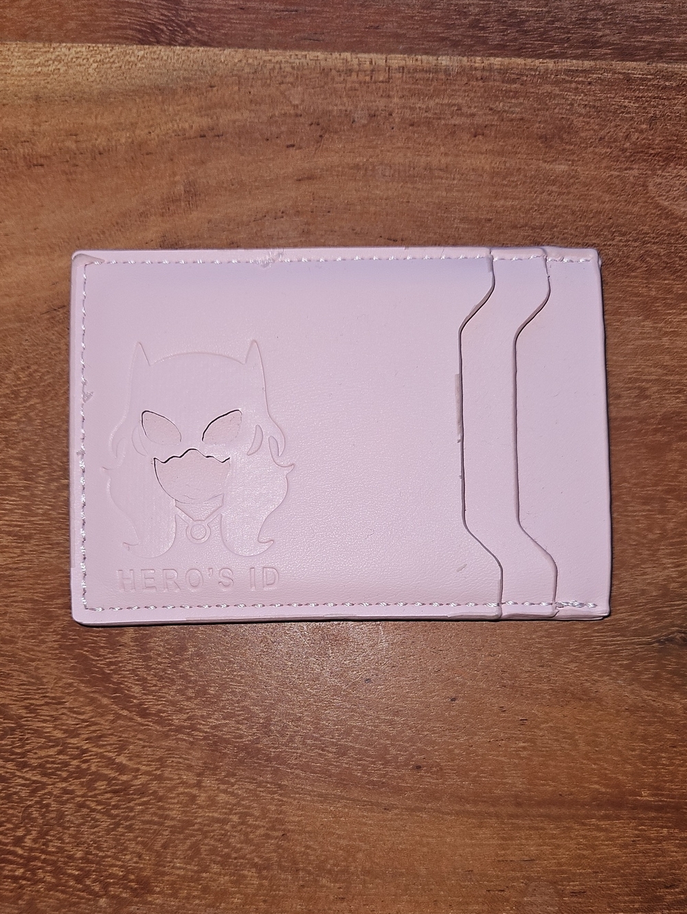 Superhero Pink Card Holder Wallet